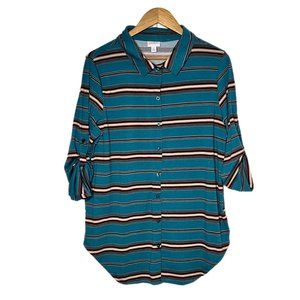 Button down shirt, LuLaRoe Valentina Large